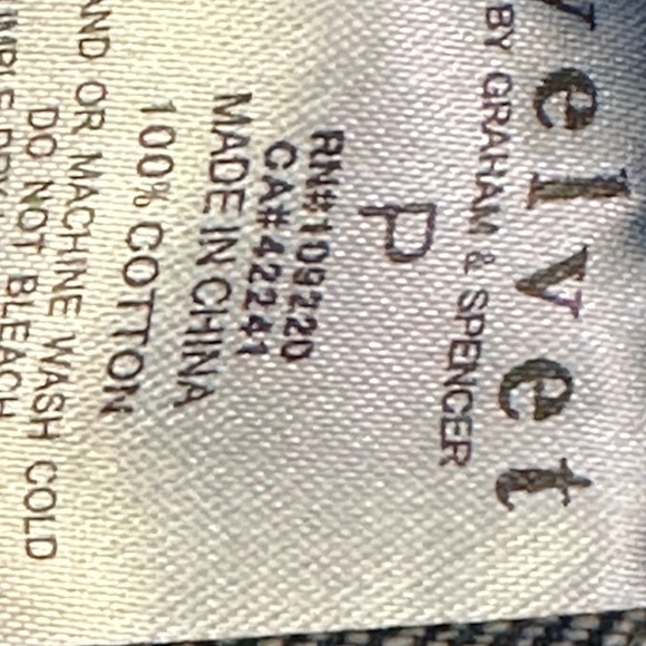 Lily Aldridge for VELVET jean jacket. P. EUC - Picture 5 of 7